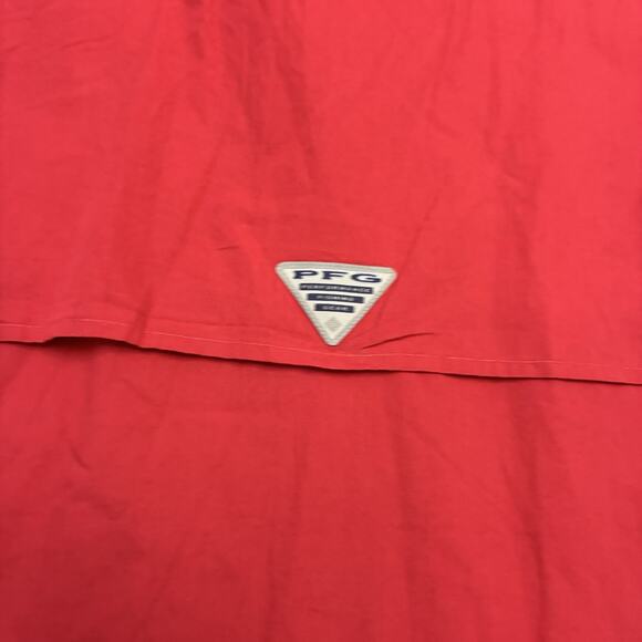Columbia PFG Shirt Mens XL Red Button Down Fishing Outdoors Hiking Vented - Picture 6 of 10